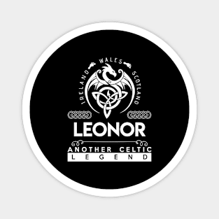 Leonor Name T Shirt - Another Celtic Legend Leonor Dragon Gift Item Magnet